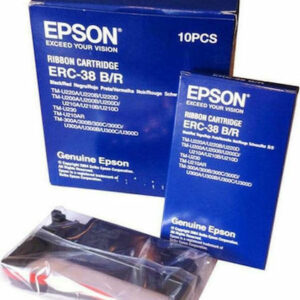 Epson ERC-38B B/R Γνήσια Μελανοταινία TM300/U-300/210D/220/230 1τμχ (C43S015376)