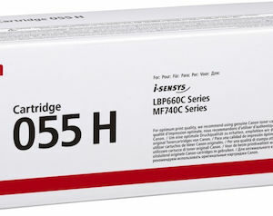 Canon 055H Γνήσιο Toner Laser Εκτυπωτή Ματζέντα High Capacity 5900 Σελίδων (3018C002)