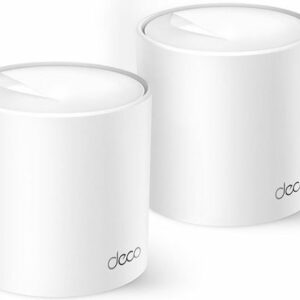 TP-LINK Deco X10 v1 WiFi Mesh Network Access Point Wi‑Fi 6 Dual Band (2.4 & 5GHz) σε Διπλό Kit Λευκό