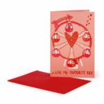 LEGAMI ΕΥΧΕΤΗΡΙΑ ΚΑΡΤΑ ΑΓΑΠΗΣ GREETING CARD - LOVE WHEEL BGA0001