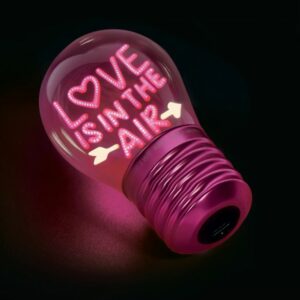 LEGAMI VALENTINES ΔΙΑΚΟΣΜΗΤΙΚΟΣ ΛΑΜΠΤΗΡΑΣ - LIGHTBULB-SHAPED TABLE LAMP CLB0021
