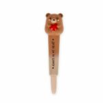 LEGAMI SQUISHY ΣΤΥΛΟ GEL VALENTINES GEL PEN 1.0mm - TEDDY BEAR SQP0007
