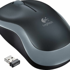 Logitech M185 Ασύρματο Mini Ποντίκι Γκρι 910-002235
