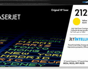 HP 212X Γνήσιο Toner Laser Εκτυπωτή Κίτρινο High Yield 10000 Σελίδων W2122X