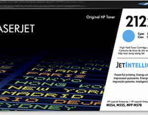 HP 212X Γνήσιο Toner Laser Εκτυπωτή Κυανό High Yield 10000 Σελίδων W2121X