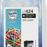 Brother ‎LC-424 Γνήσιο Μελάνι Εκτυπωτή InkJet Μαύρο (LC-424BK)