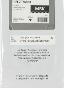 Canon PFI-207 Γνήσιο Μελάνι Εκτυπωτή InkJet Matte Μαύρο (8788B001)