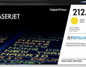 HP 212A Γνήσιο Toner Laser Εκτυπωτή Κίτρινο 4500 Σελίδων (W2122A)