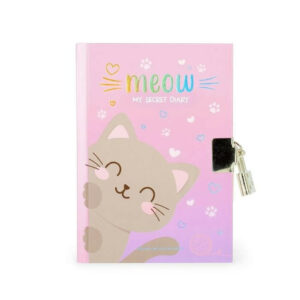 LEGAMI ΗΜΕΡΟΛΟΓΙΟ ΜΕ ΚΛΕΙΔΙ MY SECRET DIARY WITH PADLOCK – MEOW (ΓΑΤΑ) DIA0014