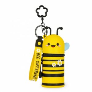 LEGAMI ΠΟΡΤΟΦΟΛΑΚΙ ΑΠΟ ΣΙΛΙΚΟΝΗ MINI KAWAII ΜΕ ΜΠΡΕΛΟΚ BEE (ΜΕΛΙΣΣΑ) MKAW0005