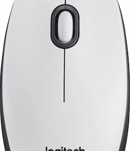 Logitech B100 Ενσύρματο Ποντίκι Λευκό 910-003360