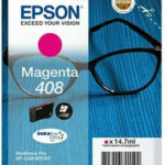 Epson 408 Γνήσιο Μελάνι Εκτυπωτή InkJet Ματζέντα (C13T09J34010)